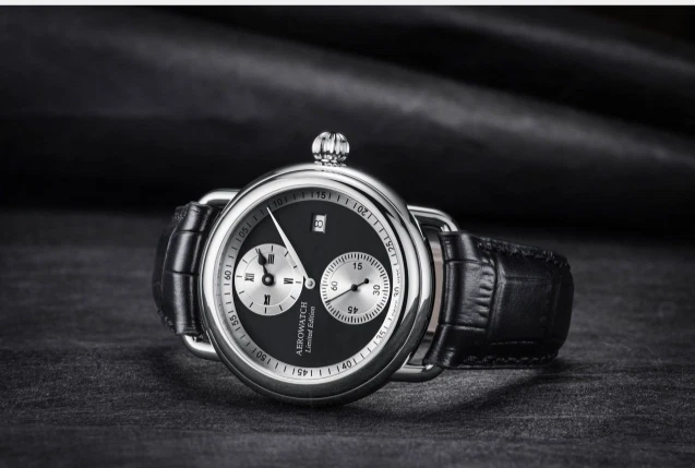 AEROWATCH 1942 Automatik Regulator Limitierte Edition A 76983 AA04 Armbanduhr - Bild 2 von 4