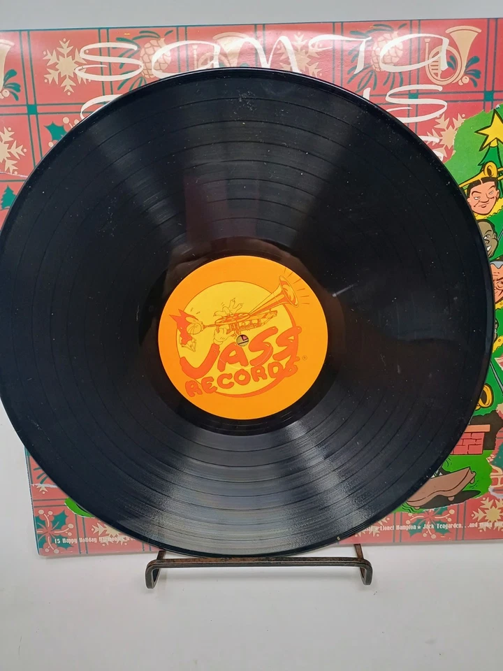 Santa Claus Blues LP 1986 Jass Records Jazz Blues Christmas Holiday Music VG+ - Image 3 of 4