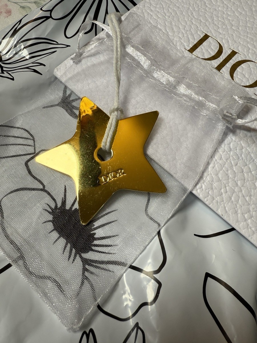 Limited Edition Christian Dior Gold Star Charm With Bag | eBay