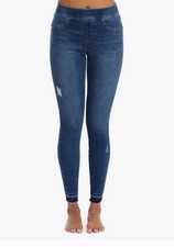Spanx Distressed Denim Legging Wmns Sz S NWT Versatile Stretch Casual MSRP 128