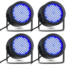4 Pcs Bright Halloween Strobe Light 88 LEDs Flash Party Lighting Sound and Sp...