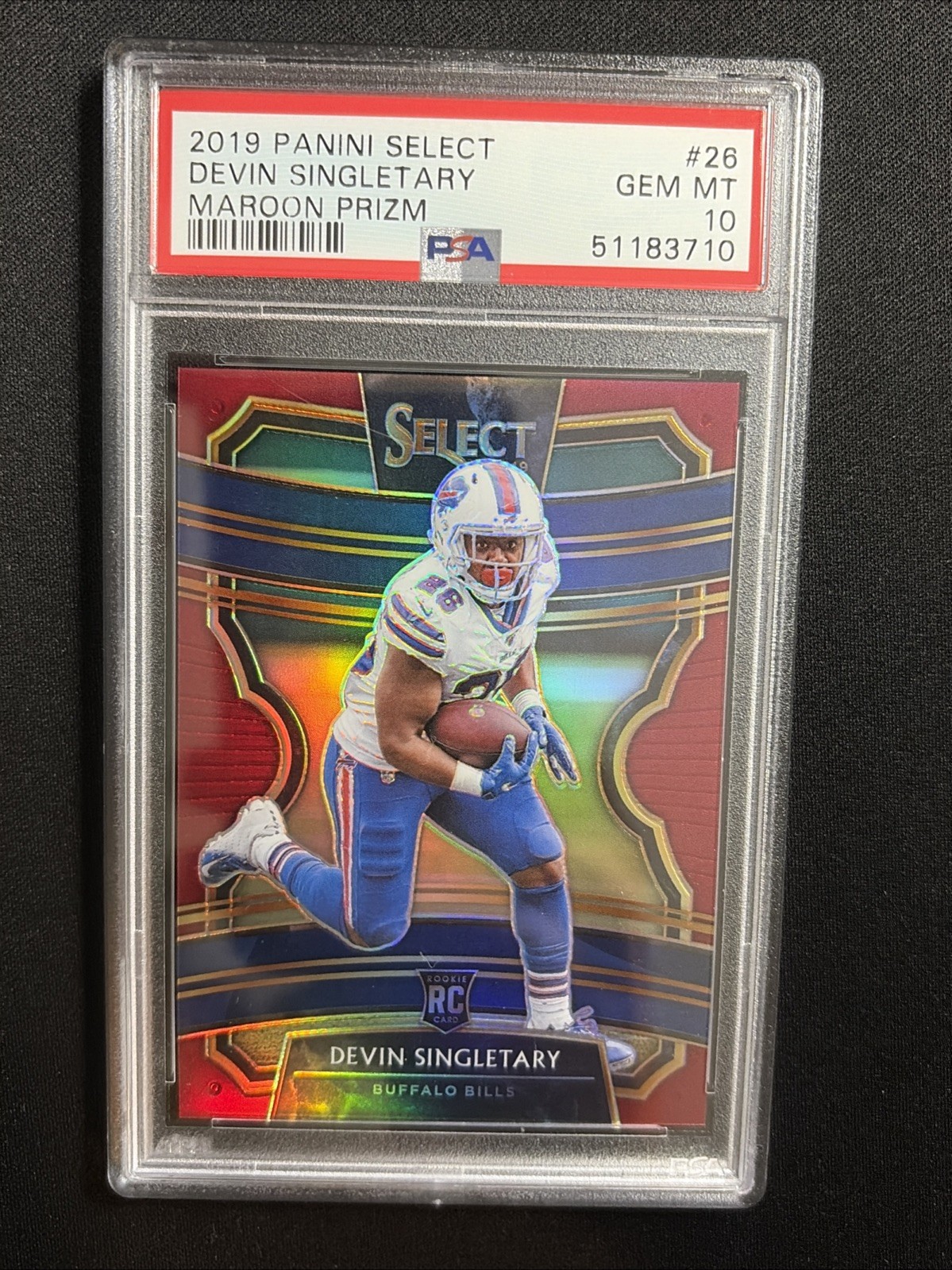 Devin Singletary Panini Select #26 Maroon