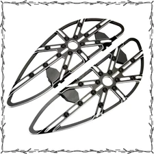 Black Gauge Driver Floorboards for Harley Street Glide/Road King Touring