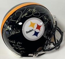 Jerome Bettis Signed Steelers Pro Authentic FS Helmet /36 Stat Auto Fanatics HOF