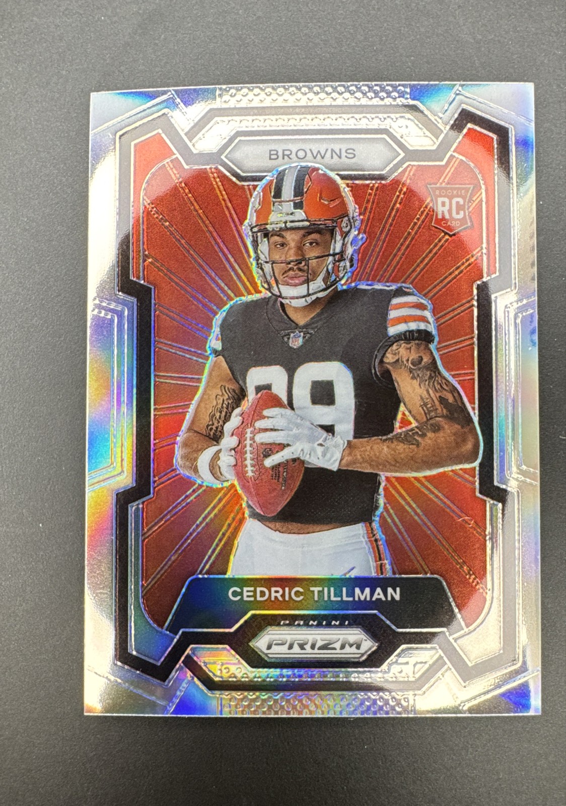 2023 Panini Prizm - Rookie Variation Cedric Tillman #323 Silver Prizm (RC)