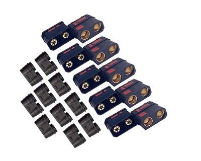 High Current Antispark Connector Male and Female QS8-S Black Application with...