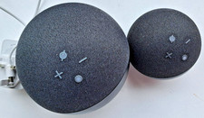 LARGE Amazon Echo Dot 4th Gen in black with mains plug . Small one  not included