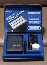 Vintage Remington Triple Action Electric Shaver PM-750 Tested Works with Box