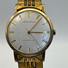 Orologio SEIKO J14021 Cronos carica manuale oro 14 carati oro pieno orologio vintage