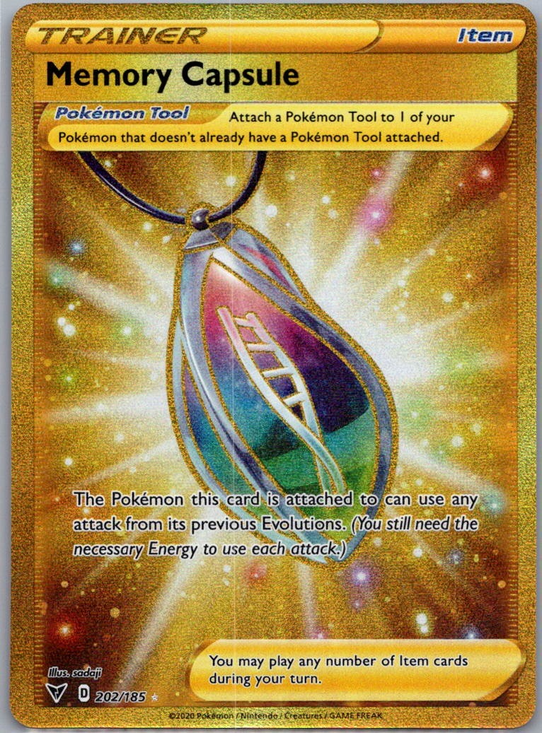 Memory Capsule - Secret Rare  202/185 SWSH04: Vivid Voltage NM