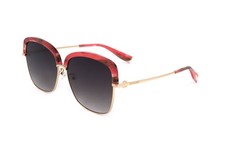 Trussardi STR220F 0791 RED TEA WHITE HAVANA 62/15/150 Women's Sunglasses