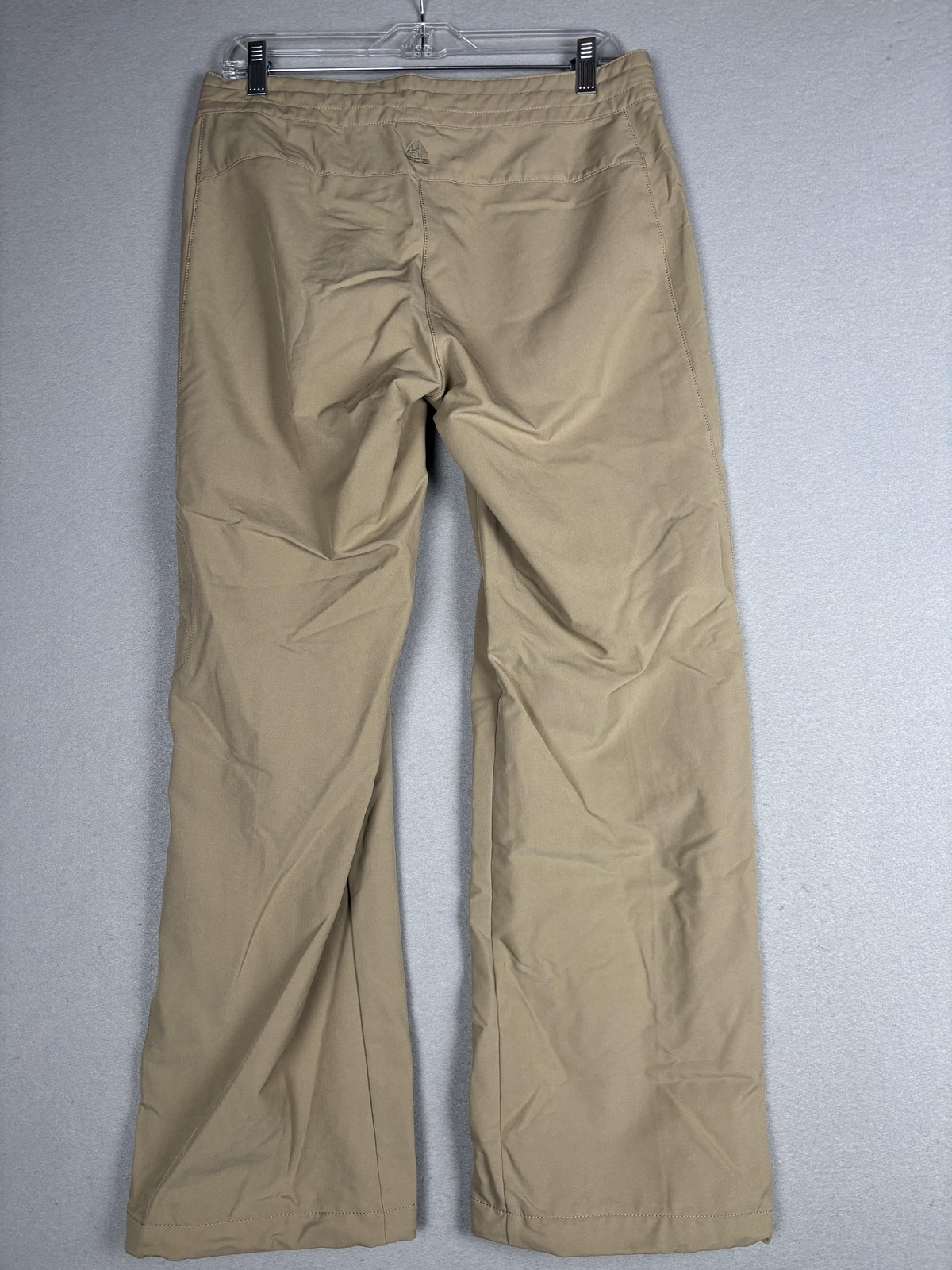 Nike ACG Snow Pants Womens 8 Beige Fleece Lined Softshell Zip Pockets Hiking thumbnail 3