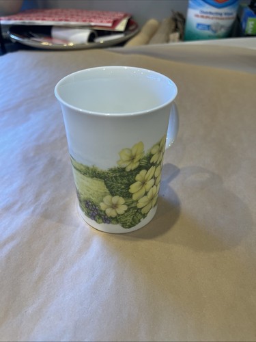 Dunoon Fine Bone China Mug English Primrose, Wildflowers, Landscape , Jane Fern - Picture 1 of 7