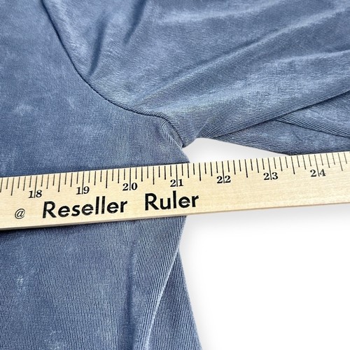 Conjunto Pantalones Chico's Travelers Top Plumero Gris Terciopelo Acetato Spandex Talla 4 4/6 - Imagen 6 de 18