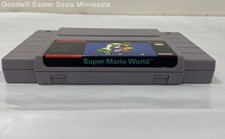 Super Mario World Game Cartridge for Nintendo SNES-Tested