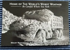 MOUNT MT WASHINGTON, NH~Home of World's Worst Weather~Dump Truck In Ice