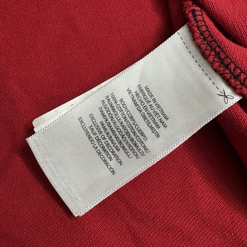 Polo Ralph Lauren Camisa Pony Grande Mediana Vintage Rojo Negro Logo Algodón Años 90 Y2K - Imagen 11 de 12