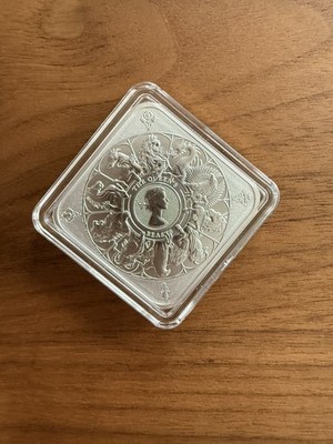 1 Unze Silber 31,1 Gramm Silberbarren The Royal Mint - Queen's Beasts