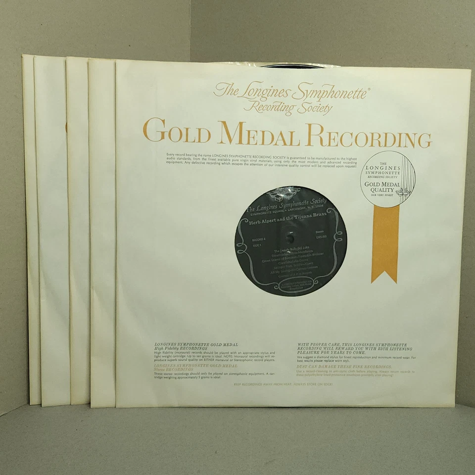 Herb Alpert Tijuana Brass 5x LP Box Set Longines Symphonette Baja Marimba Band - Image 4 of 4