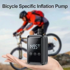 150PSI Mini Electric Air Pump Portable Bicycle Cordless Inflator Presta Valve