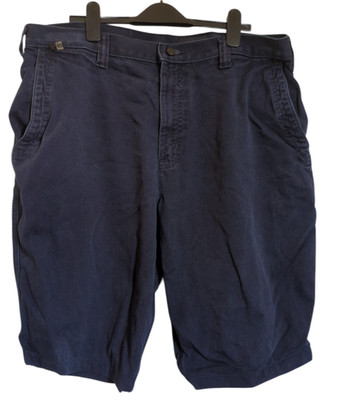 Carhartt FR Flame Resistant Shorts 38 Navy Blue Workwear NFPA 2112 CAT 2 12.2cal