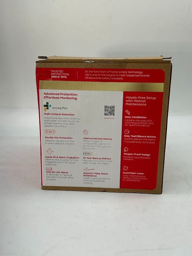 Universal Security (3-Pack) Hardwired & 10-Year Battery Smoke Detector