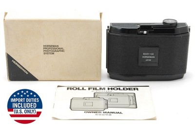 HORSEMAN 120 6x9ロタリーバック N MINT in Box】 HORSEMAN 120 Roll Film Back Holder 8EXP 6x9 Type