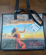 Hawaii Insulated Tote Bag Luau Paradise Cove Reusable Grocery 13.5x11.5" NEW