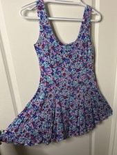 MINKPINK Vintage Style Floral Mini Sundress Small