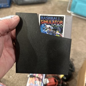 Baseball Simulator 1.000 (Nintendo NES, 1990, Cartridge and case 