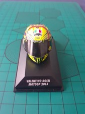 Minichamps 1/8 Valentino Rossi AGV Helmet MotoGP 2015 (150046) Used