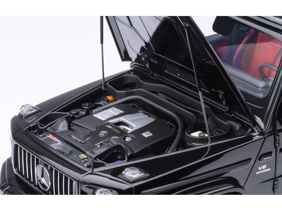 2019 MERCEDES-BENZ AMG G63 BLACK 1/18 MODEL CAR BY AUTOART 76354