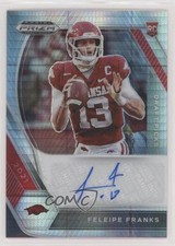 2021 Panini Prizm Draft Picks Hyper Feleipe Franks #DPA-FFR Auto 03wr