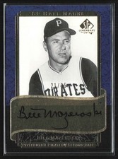 Bill Mazeroski 2003 SP Legendary Cuts Hall Marks Auto #HM-BM Pittsburgh Pirates