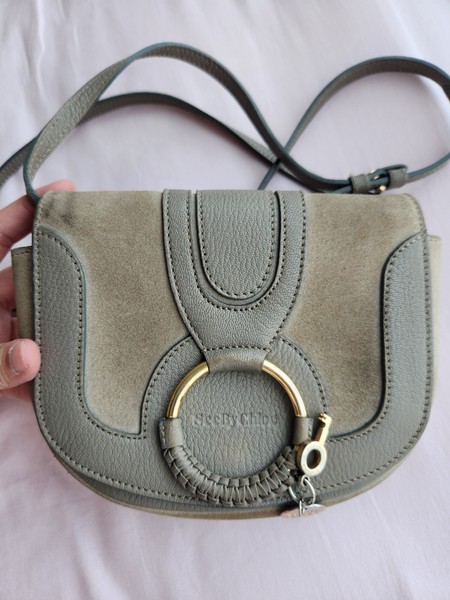 See By Chloe Hana Mini Crossbody Bag Handbag Women Designer Saddle