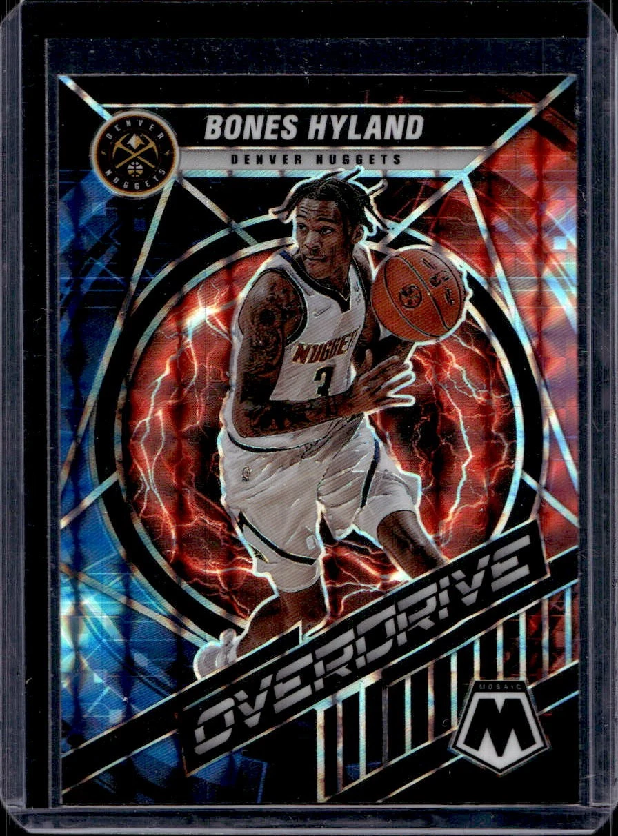 Bones Hyland 2021-22 Panini Mosaic #16 Overdrive Prizm