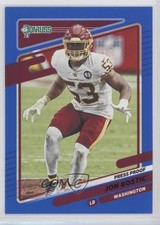 2021 Panini Donruss Press Proof Blue Jon Bostic #10 05x0