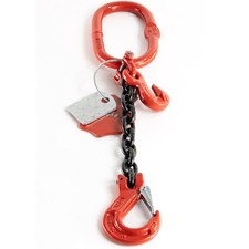Alfa Logistik Kettengehänge 1-Strang mit Gabelkopfhaken und Verkürzungshaken