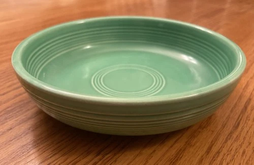 Vintage Fiestaware - 6" dessert bowl in original green (excellent) - (1936-1951)