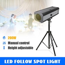 Stage Spotlight With Stand LED Follow Spot Light Manual Control For Party Theate