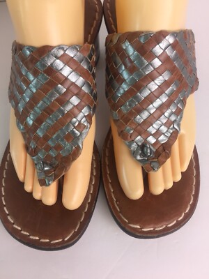 Bernardo Woman’s Leather woven leather slides Bernardo Leather Slide Sandal - Oxford - QVC.com main image 3