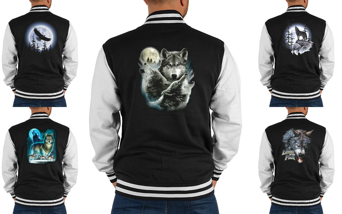 Jacke mit wolf logo Clearance