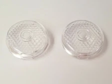 Big Dog Motorcycles OEM Clear Turn Signal Lenses PAIR (Honeycomb) 2004-11