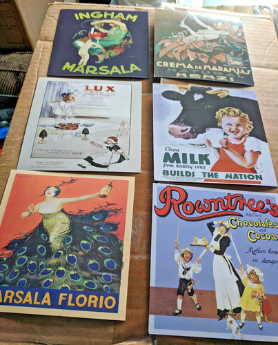 Decorate Your Space - 6 Kunstdrucke Vintage/Retro