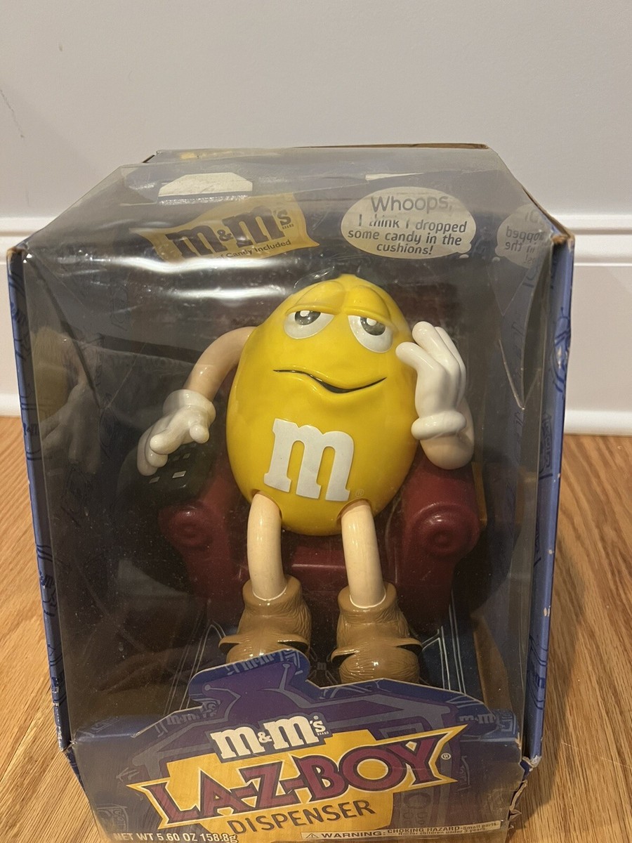 m&m様 Vintage M&M's Lazy Boy Recliner Candy Dispenser La-Z-Boy Yellow
