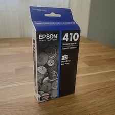 Genuine Epson 410 Black Ink Cartridge Standard Capacity T410120 NEW SEALED