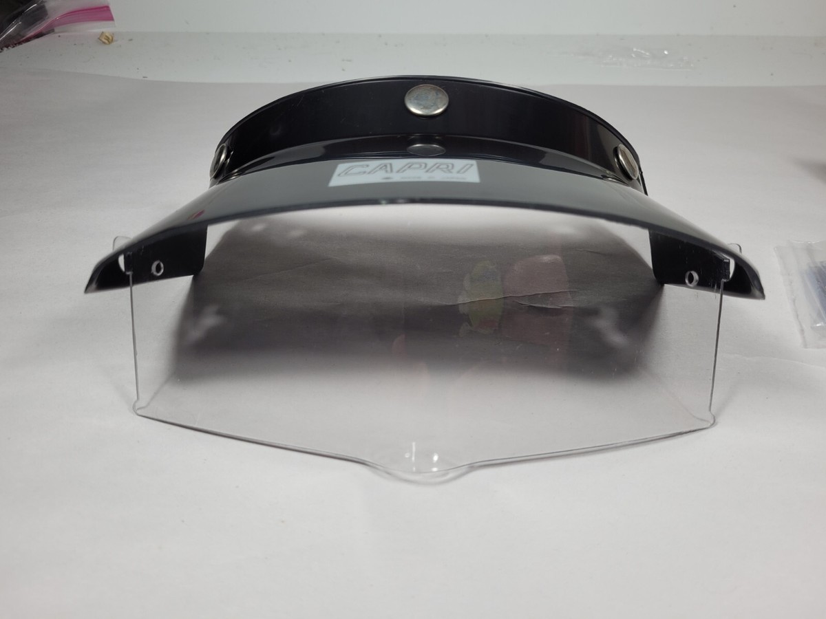 NOS 1970's Motorcycle Helmet Visor with Flip Up Shield, Bell Buco