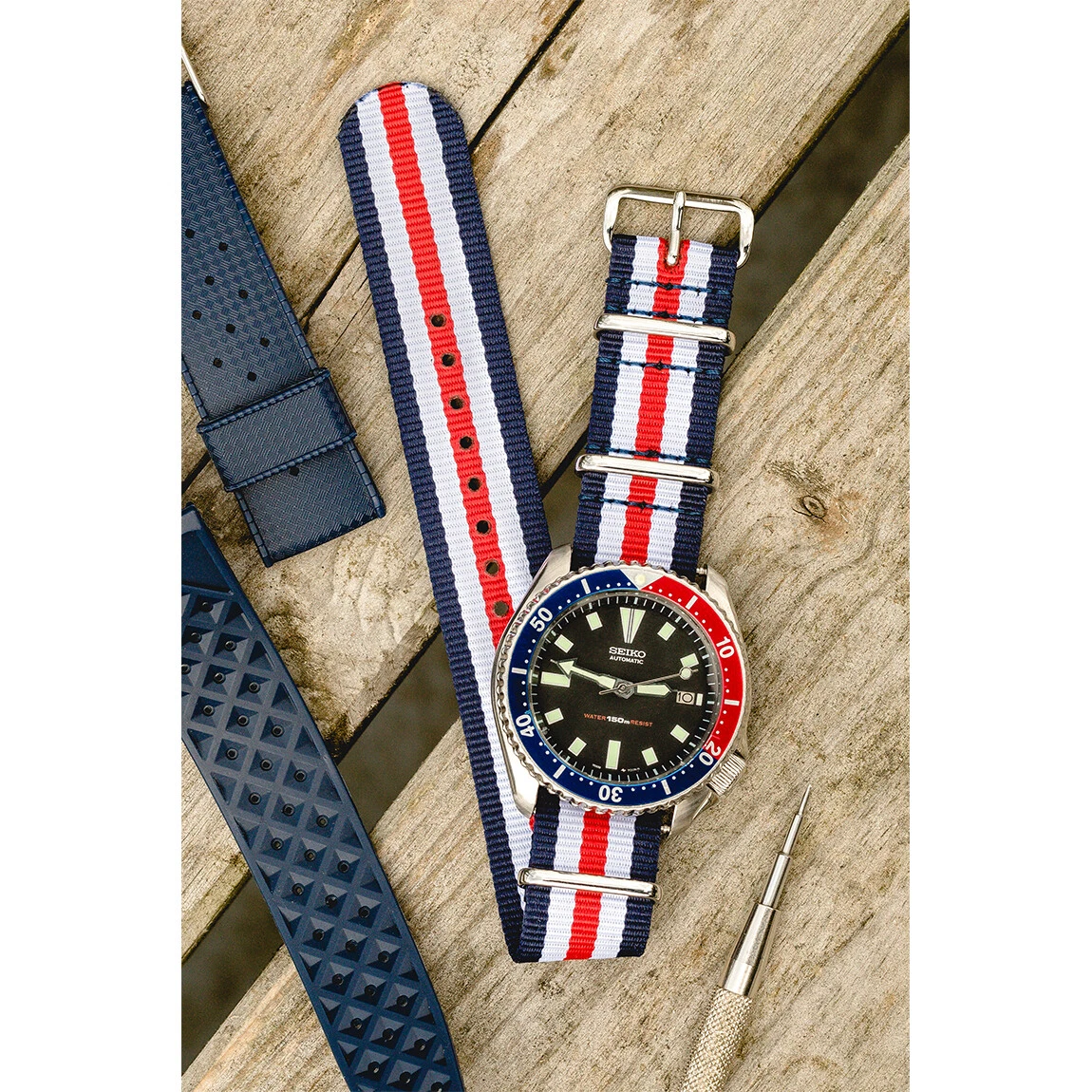Blue white 2025 watch