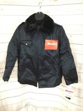 Blauer Uncompromising Performance Zip Jacket Faux Fur Collar Dark Navy M 12-14
