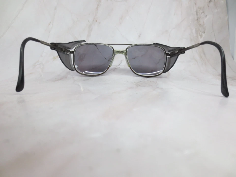 Gafas de sol de seguridad American Optical AO marco Z87-2 EC55C para hombre aviador 57-18-145 Foto 4 de 4